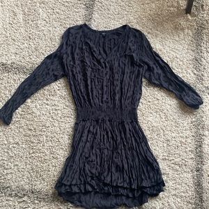Rails smocked mini dress